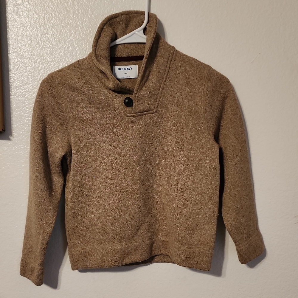 Old Navy Tan Turtleneck Sweater Cozy Knit